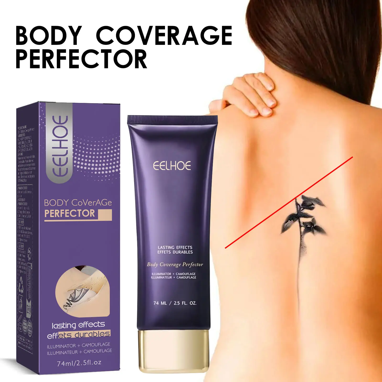 EELHOE  Concealer Repair Cream coverage protector body glow dry Radiant