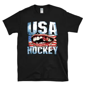 MEOD U.S.A HOCKEY - 2026 Gold Medal Champions Bloody Teeth - T-shirt