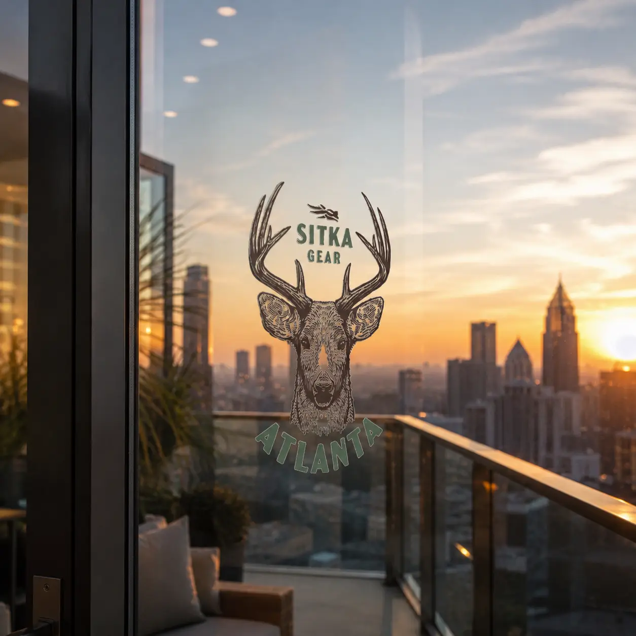 Sitka Gear Atlanta Deer Sticker - Die-Cut Stickers, (DTF)