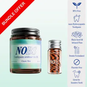 NOBS Toothpaste (3 month) & Floss Bundle NOBS Toothpaste (3 month) & Floss Bundle