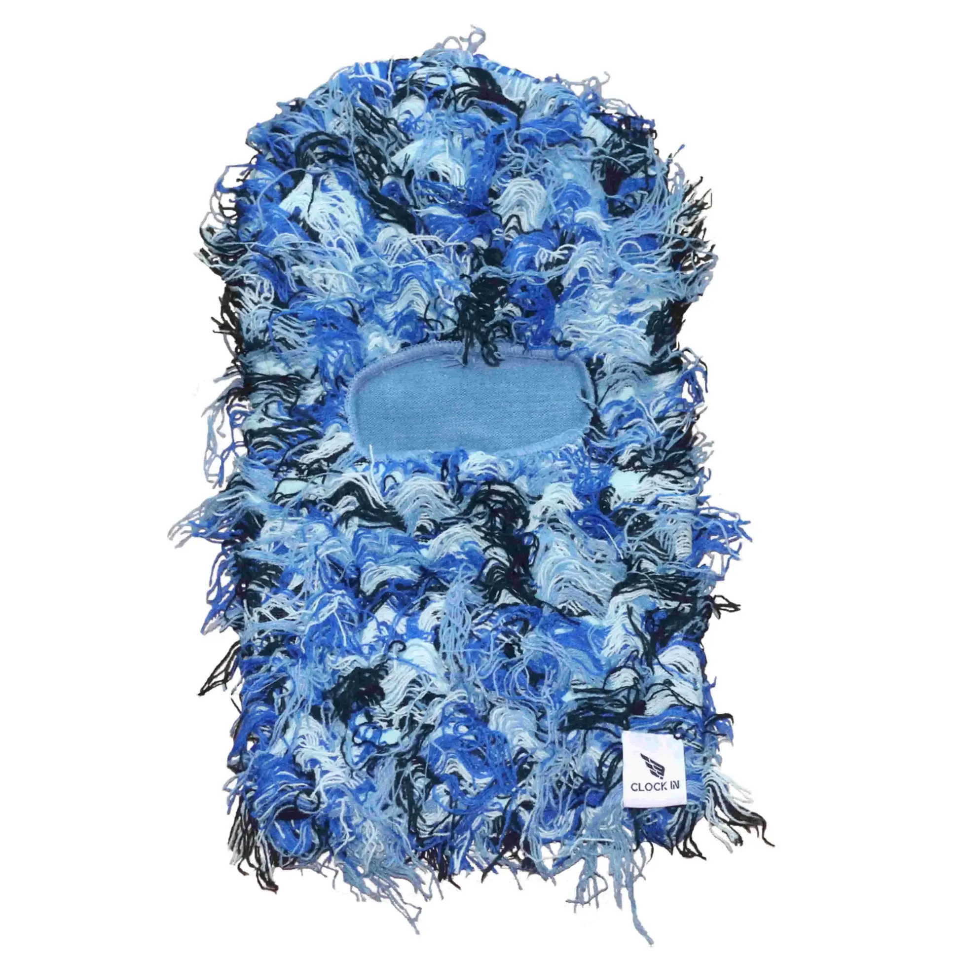 PREMIUM DISTRESSED BALACLAVA SHIESTY MASK - BLUE