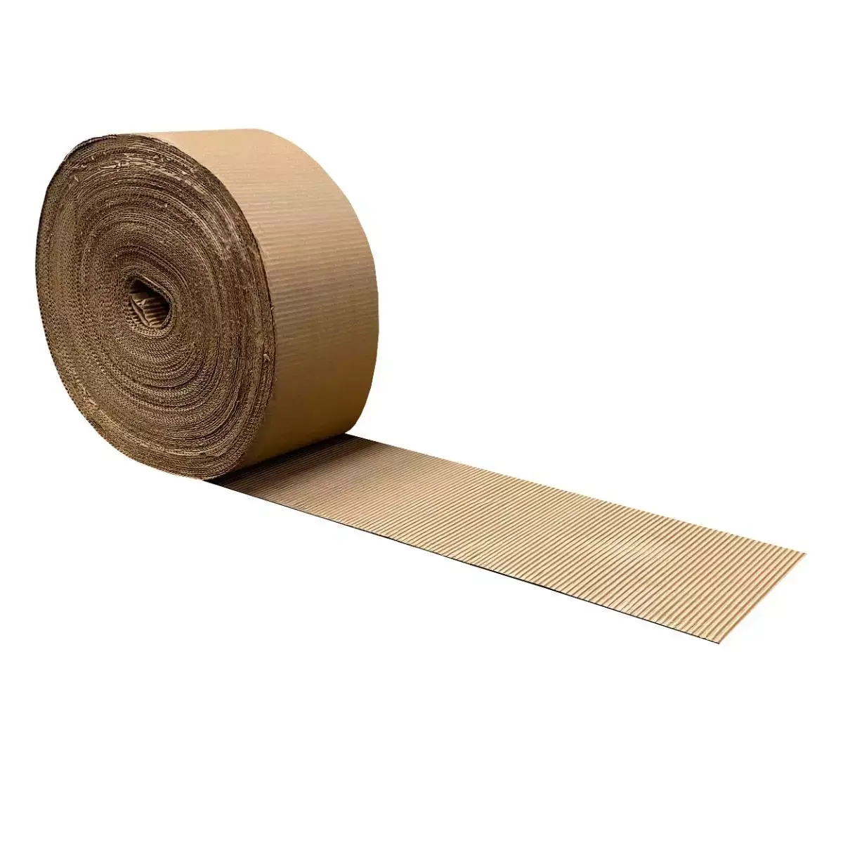 UOFFICE Corrugated Wrap 6" x 250' x 1/8" Thick B Flute Cardboard Wrap for Elegant Packaging and Customizable Gift Boxes