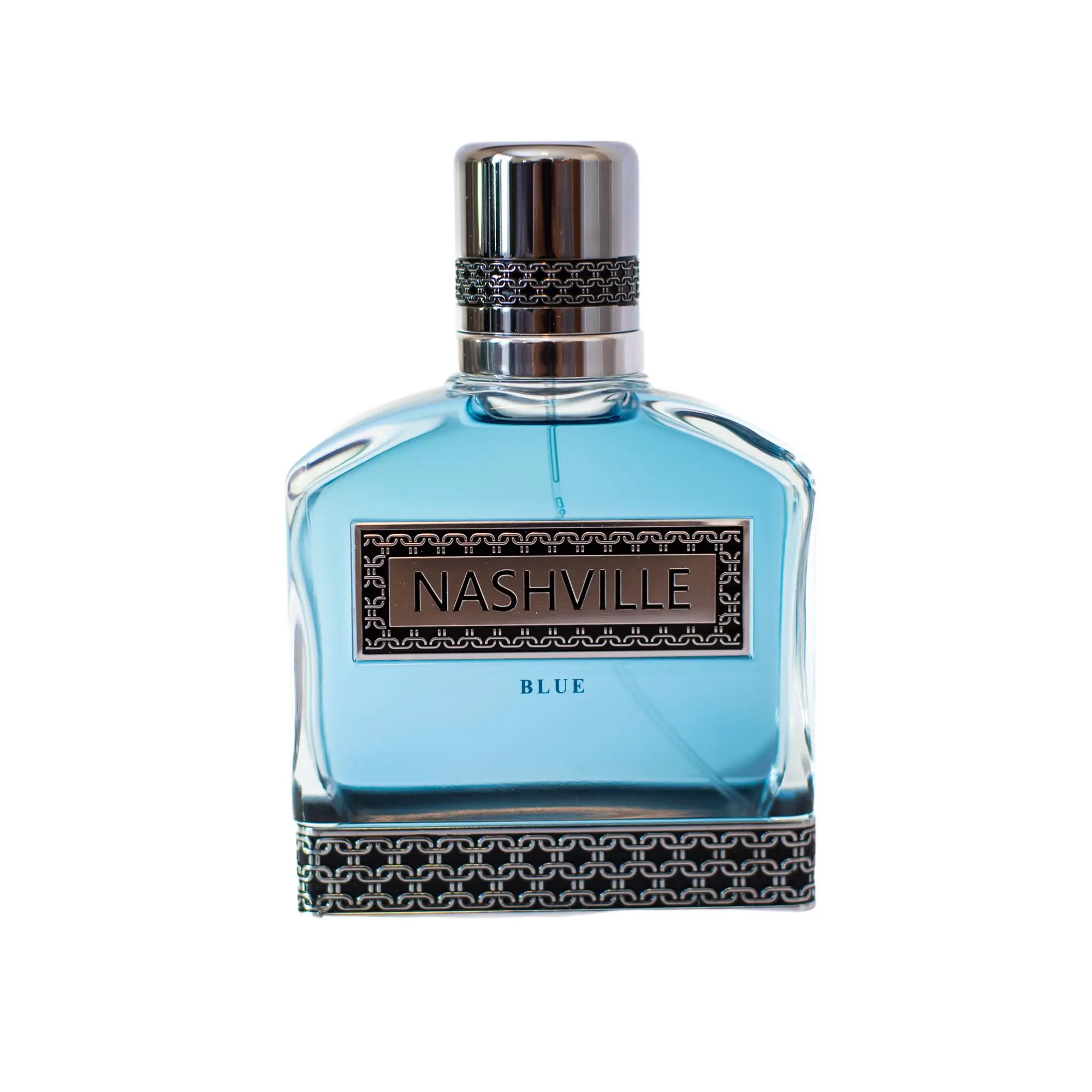 Nashville Blue Eau de Parfum for Men - Bold Citrus Cologne with Bergamot, Lavender, Amber & Sandalwood Notes, Long Lasting Men's Fragrance, 100ml EDP, Bottle Style Men's Fragrance, Bergamot Base