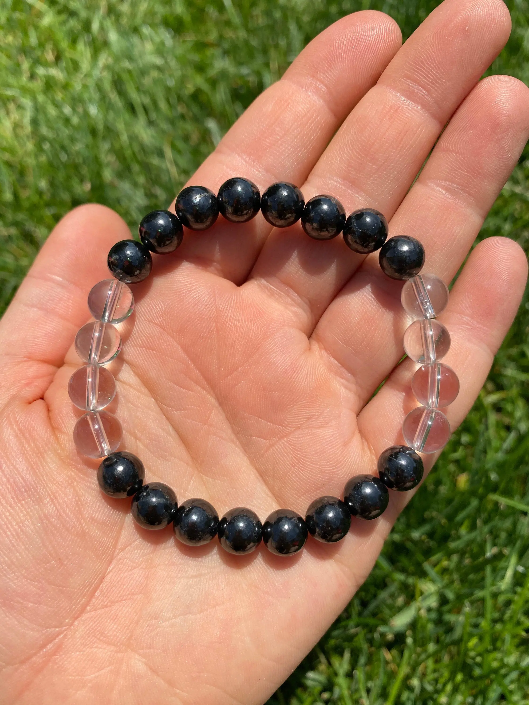 EMF Protection Elastic Bracelet - 8mm Beads