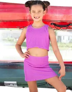 Chaya Purple Crinkle Skirt