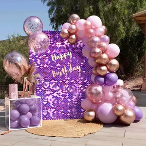 LAGarden Event Party Backdrops Scallop Sequin Shimmer Wall