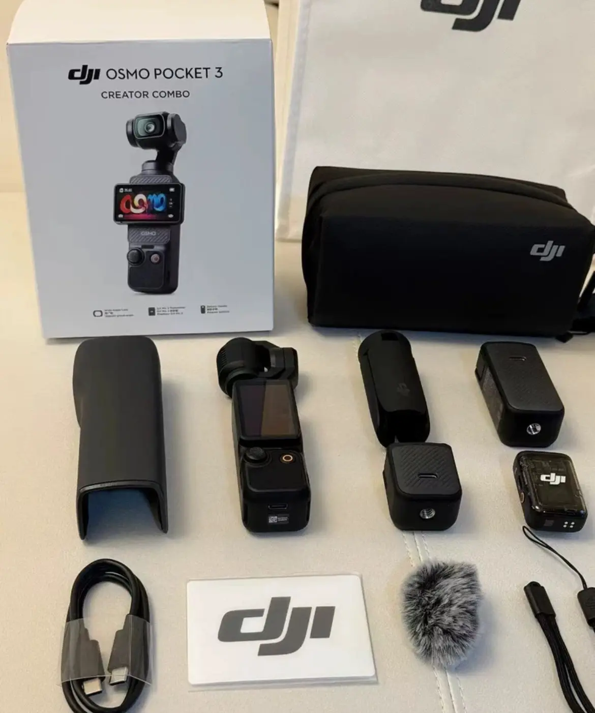 Original Osmo Pocket 3 Creator Combo 4K Action Camera 3-Axis Gimbal