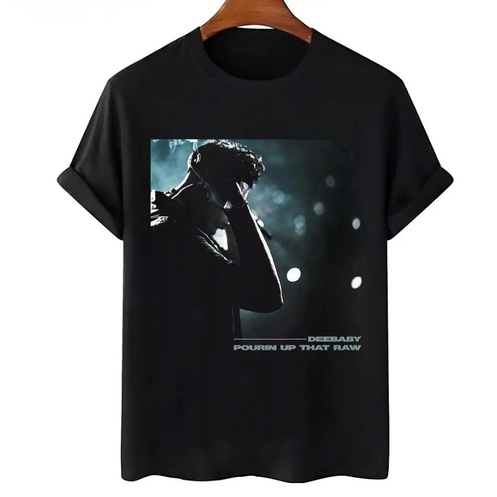 Deebaby Unisex "Until This Is Over" Fitted Cotton Short-Sleeve Crew Neck Graphic T-Shirt, HG10316, S-5XL (S,3XL,4XL), Digital Print, Basic, All Seasons, Machine Washable