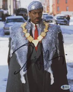 Eddie Murphy Signed "Coming To America" 8x10 Photo (Beckett COA) Prince Akeem