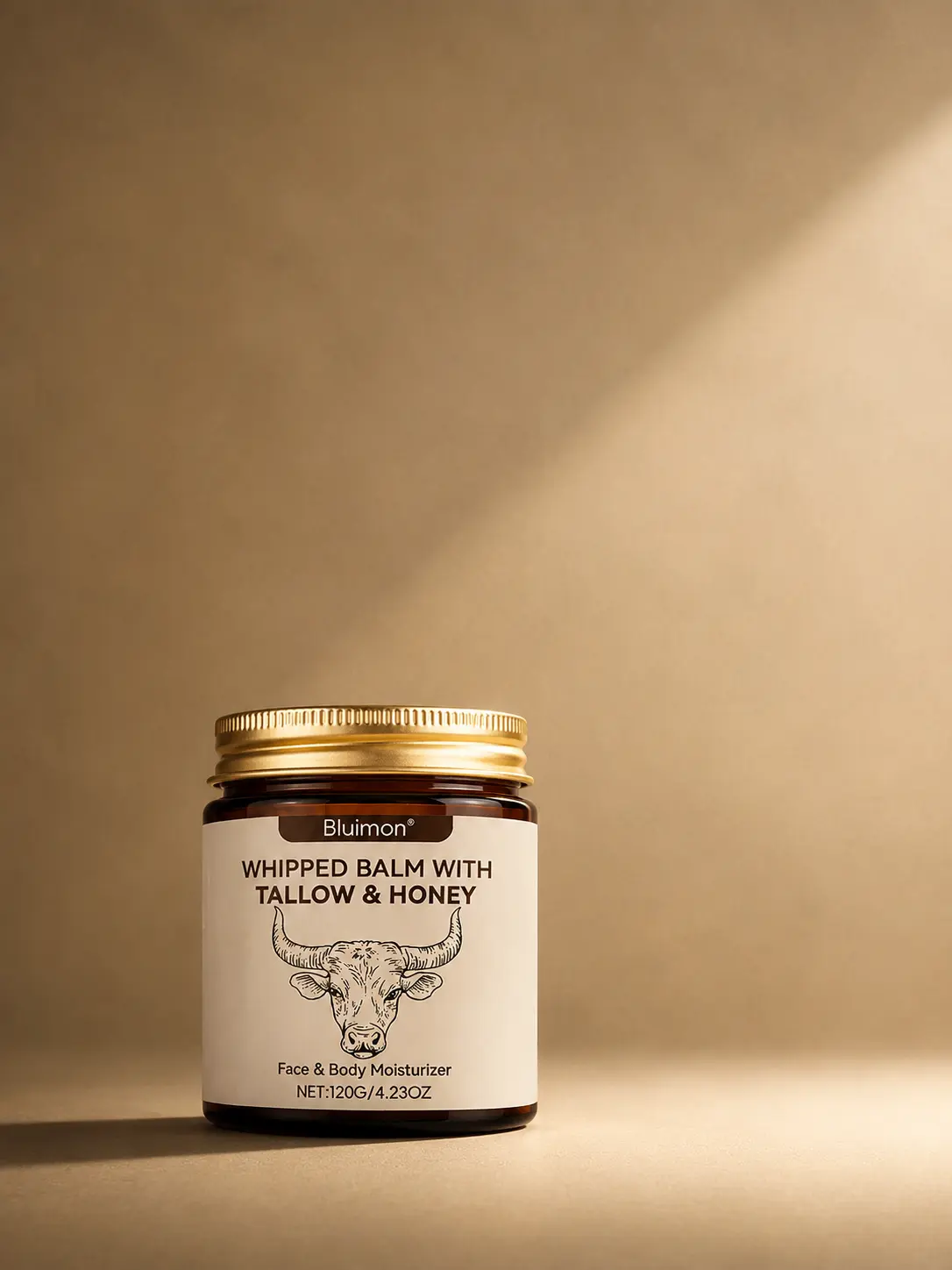 Organic Grass-Fed Beef Tallow Cream with Propolis & Manuka Honey - Handcrafted Nutrient-Rich Balm for Intense Skin Nourishment