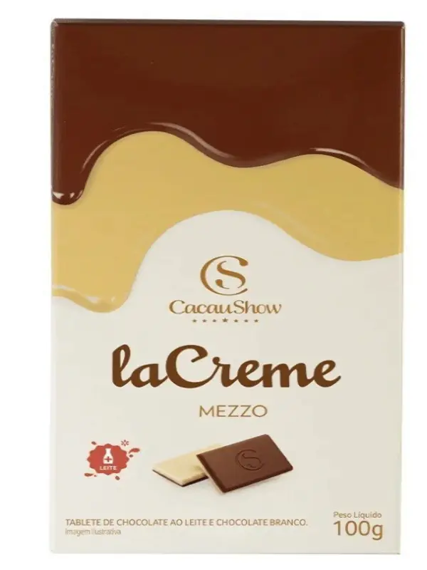 Cacau Show La Creme Mezzo - Tablete Chocolate 100g