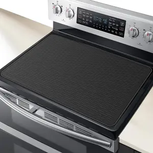 Stove Top Covers for Electric Stove, Silicone Stove Cover Mat - 28"x 20" Ceramic Stove Guard Stove Top Protector, Heat Resistant Cook Top Cover - Perfect for Kitchen Use