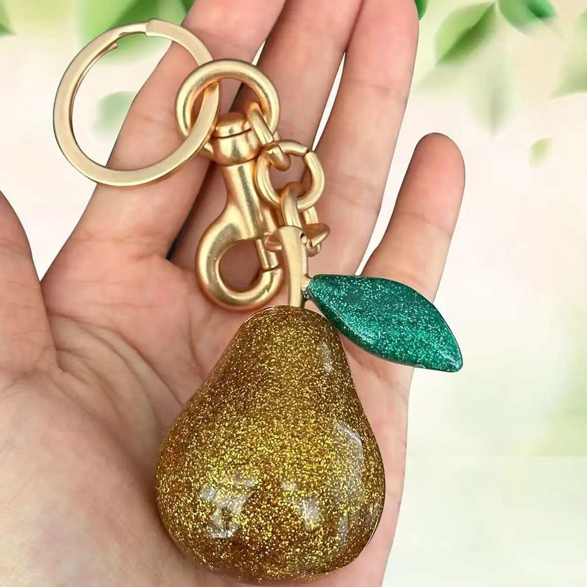 New Arrival Fruit Creative Cute Pear Bag Keychain Pendant