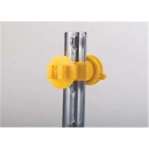212 MAIN Western Screw-Tight T Posts (Model 2193-25) – Yellow Dog & Cat Training Aid with Adjustable Fit and Post Attachment
