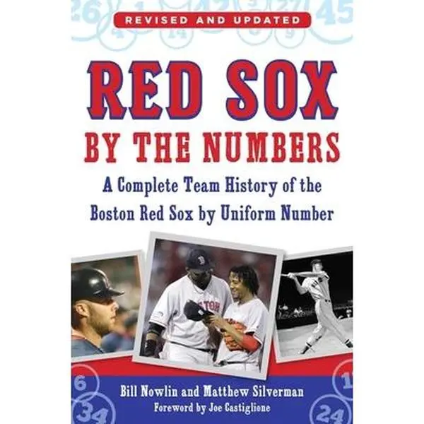 Used Paperback Book - Red Sox by the Numbers: Boston Red Sox Baseball Numbers & Uniforms History by Bill Nowlin (2016 Revised and Updated Edition, 376 Pages, English)