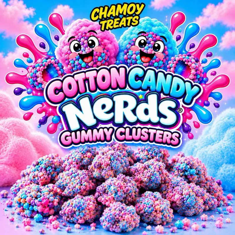 Nerds Gummy Clusters very berry COTTON CANDY 4oz by Chamoy Treats