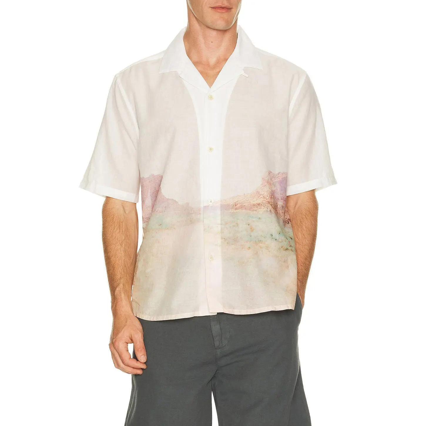 ALLSAINTS Monument Shirt in Tern White
