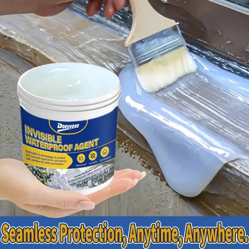 Multi-functional Heavy-Duty Waterproof Sealant, 500g/300g/100g, Household Leak-Proof Filling Coating, Suitable for Floors, Sinks, Pipes, Roofs, and Walls, an Effective Solution for Leak Problems