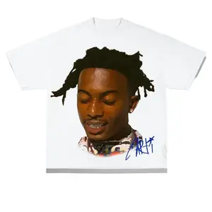 Carti Big Face Graphic Tee Unisex T-Shirts White