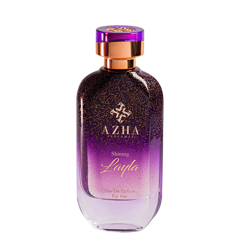 Shining Layla by Azha Perfume - Eau De Parfum 100ml (3.4 fl oz) for Her | Sweet Gourmand Scent with Coconut & Vanilla