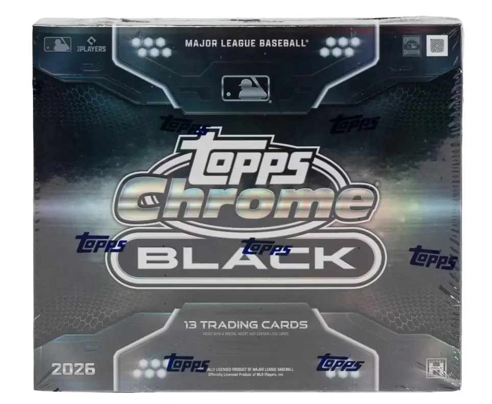 2026 Topps Chrome Black Baseball Hobby Box