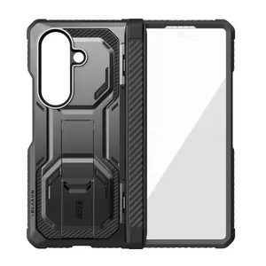 i-Blason Armorbox for Samsung Galaxy Z Fold 7 Case with Stand [Tempered Glass Screen Protector] [Hinge Protection] Full-Body Heavy Duty Rugged Shockproof Protective Case for Z Fold 7 magnetic wireless premium