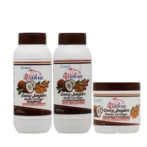 Lemuel Leche Cabra Coco y Jengibre Shampoo Conditioner & Treatment Combo for Hair and Growth Control
