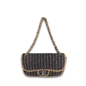 Pre-owned CHANEL Tweed Shoulder Bags St. Tropez Multicolor Flap Bag