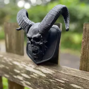 RAM Skull V2 Emblem Fits 13+ 4th gen RAM Pickup Grill badge -1500, 2500, 3500