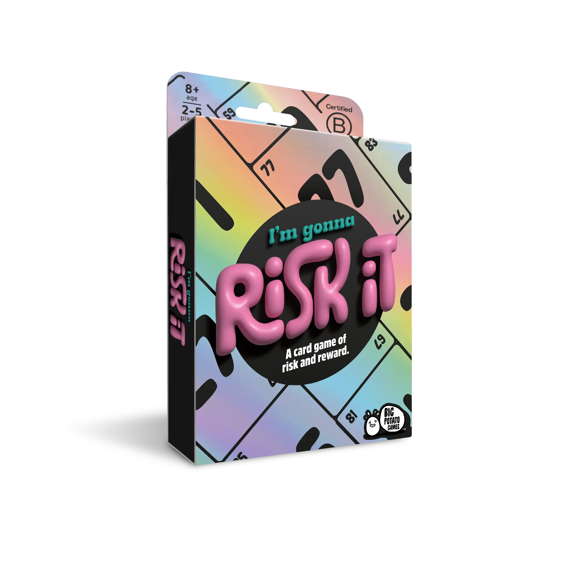 I'm Gonna Risk It: A Card Game of Risk and Reward, Cards Game, Family Fun Game, Party Game Cards, Easy To Learn