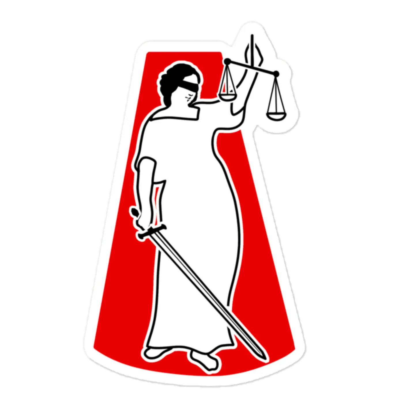 Blind Justice Sticker