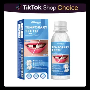 South Moon Moldable Dental Gel: Temporary Tooth Filling, Cavity Repair & Denture Restoration Kit – Oral Temporary Denture/Tooth Replacement Solution0  30ML