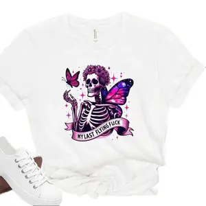 My Last Flying FK Graphic Tee for Women/Men - Top Quality T-shirt - Womenswear Crewneck Casual Comfort halloween shirt