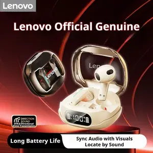 Lenovo TG101 TWS gaming headset, equipped with hybrid active noise cancellation function, Bluetooth 5.4 stable dual device connection, 40ms low latency mode for gaming, 24-hour full battery fast charging, high fidelity stereo bass, clear voice calls