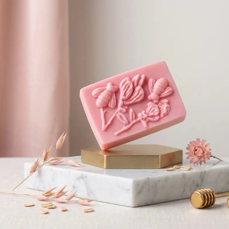 Handmade Artisanal Oats&Honey Natural Soap (Jabon Natural de Avena Y Miel )