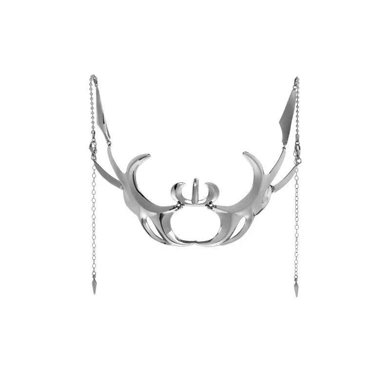 Cyberpunk Metal Face Mask Futuristic Fluid Mechanical Design Adjustable Earring Lip Ring Unisex Techwear Face Jewelry