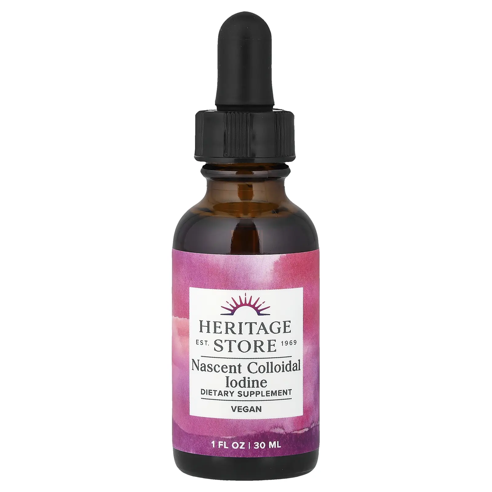 Heritage Store Nascent Colloidal Iodine, 1 fl oz (30 ml)
