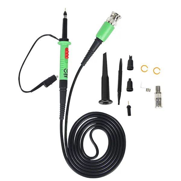 PINTECH CP2250 Passive Oscilloscope Probe - 250MHz High Bandwidth, 600V High Voltage, 1X/10X Attenuation Ratio, Universal Electrical Measuring Tool, Passive Probe