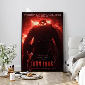 Iron Lung Horor Movie Poster, Vintage Film Wall Art, Gift for Fans
