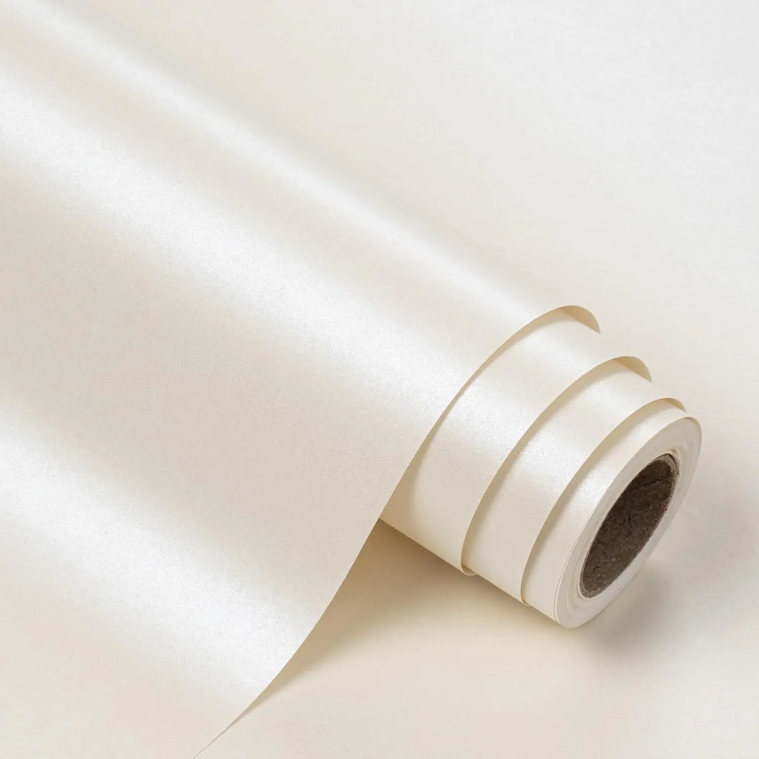 Cream Pearl Glossy Wrapping Paper, Solid Color Gift Wrap, Gift Wrapped, Perfect for Christmas, Birthdays, Weddings, Valentine's Day, Mother's Day, Father's Day, Gift Decoration, Gift Wrapping Supplies