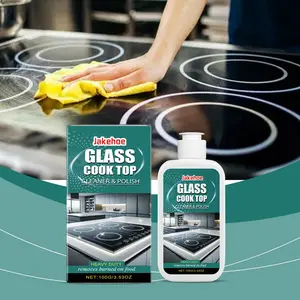 Glass Stove Cleaner Polish (100g), Stove Oven Cleaner, Home Kitchen Cleaning, Electromagnetic Ceramic Stove, Dirt Removal, Effective Clean