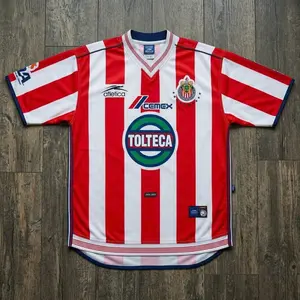 [Sale Today] - Chivas De Guadalajara 2000-01 Home Soccer Jersey - Full Print Logo