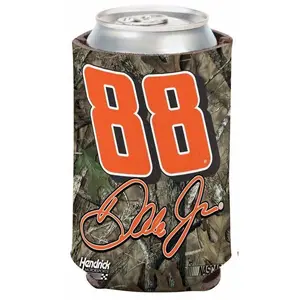 Dale Earnhardt Jr Camo Nascar Can Cooler 12 Oz. Koozie