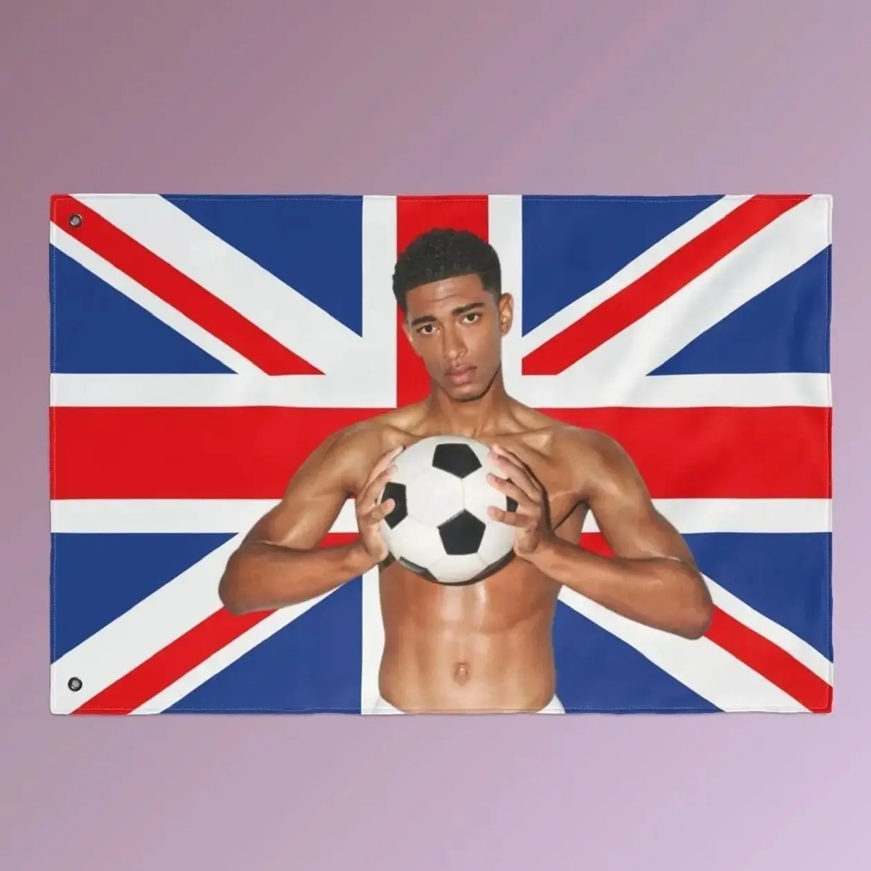 Jude Bellingham England Flag | 2026 Fan Banner | Football Gift | Double Sided Flag