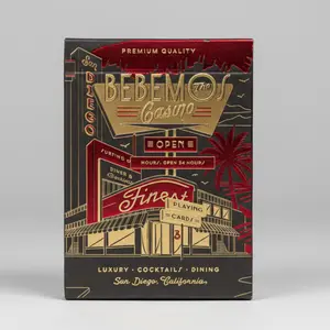 theory11 Bebemos Casino Playing Cards - Limited Edition Retro Card Game for Toys & Hobbies Enthusiasts