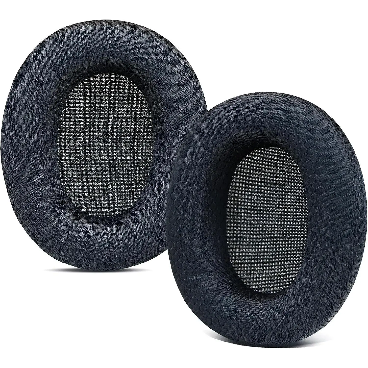 Replacement Earpads for Skull candy Crusher ANC 2 Over-Ear Noise Canceling Wireless Headphones, Ear Pads Cushions with Noise Isolation Memory Foam(Mesh Fabric,Black) Durable Personalized