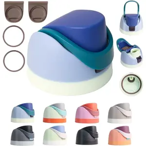 Replacement Lid for Owala Freesip - Fits 16oz, 24oz, 32oz, Bottles, Leakproof Cap, BPA-Free Water Bottle Accessory with a Gasket Replacement Stopper and a Bottle O Seal Ring