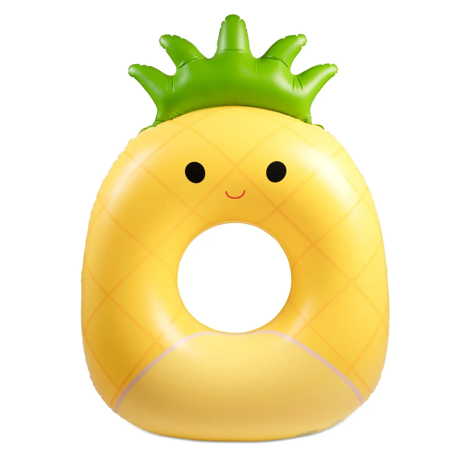 BigMouth x Squishmallows Maui the Pineapple Pool Float - Polyvinyl Chloride Construction, Buoyant Support, Cute Face Design for Swim Fun & Lazy Day Water Activities