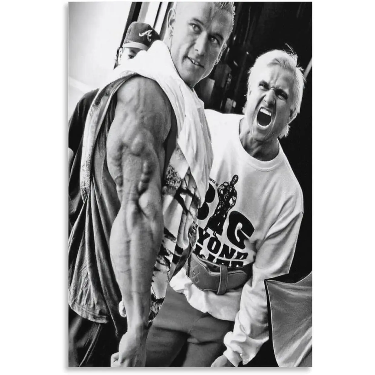 Lee Priest And Tom Platz Portrait Art Poster Canvas Painting Posters And Wall Art For Living Room Bedroom DecorCanvas Painting Posters And Prints Wall Art Pictures for Living Room Bedroom Decor