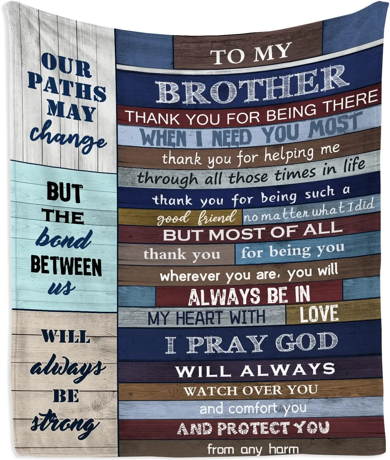 Gifts for Brother, Brother Gifts Blanket 60"x50", Brother Gifts from Sister, Big Brother Gift, Brother Birthday Gift, Birthday Gifts for Brother, Brother Gifts Christmas,Best Brother Ever Gift